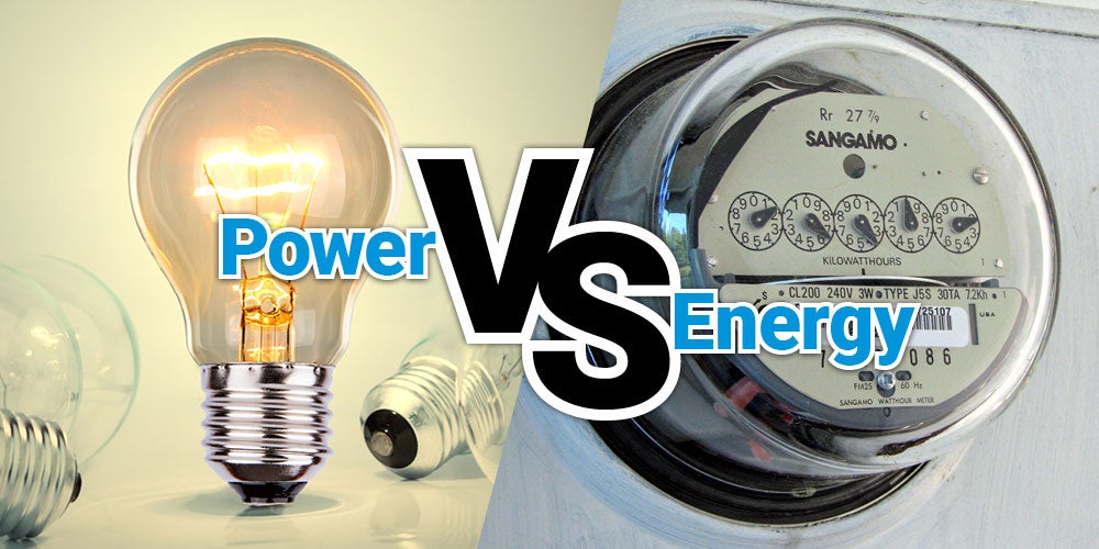 kW vs kWh - Potencia vs Energía